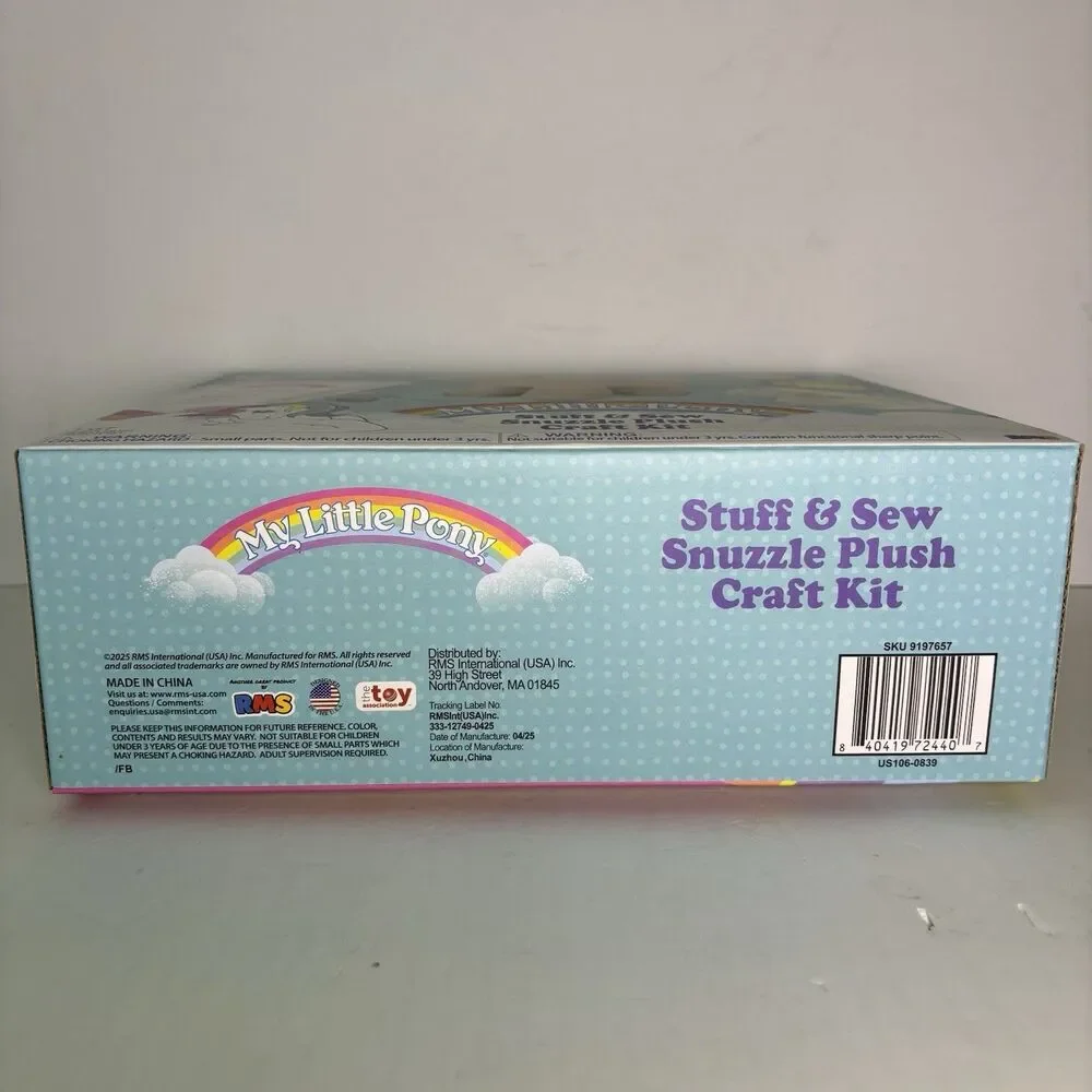 My Little Pony MLP Snuzzle Plush Craft Kit Brand New Sealed 2025 Hasbro NEW